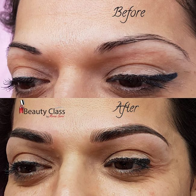 איפור קבוע לפני ואחרי