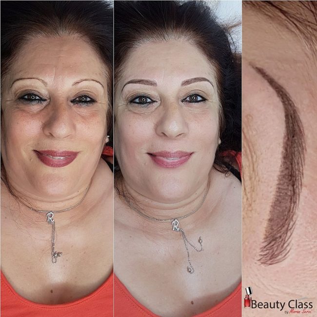 איפור קבוע לפני ואחרי 